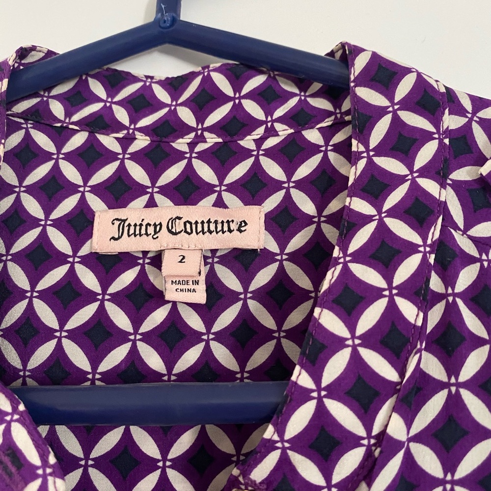 Purple dress print